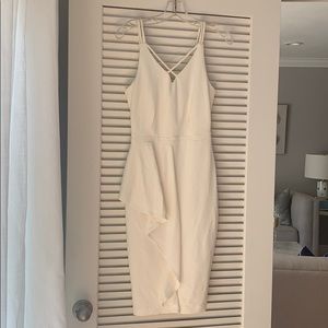Ivory fitted dress